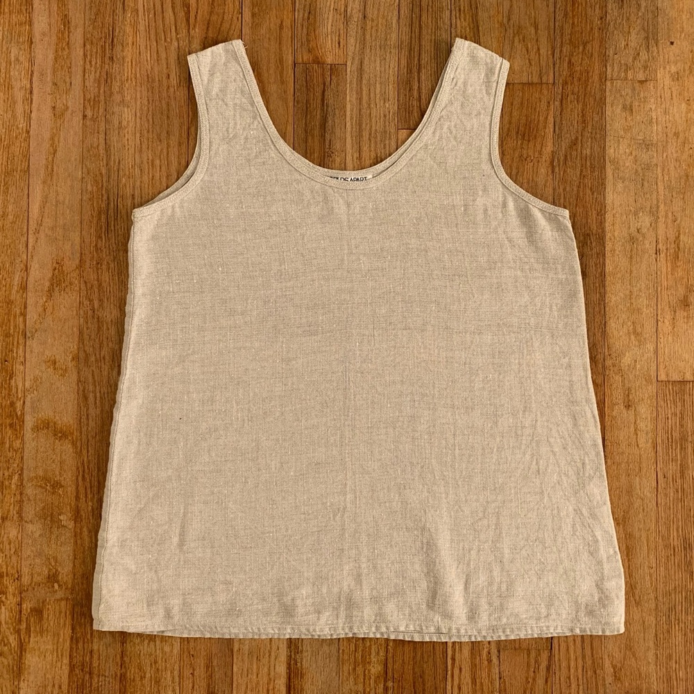 Linen tank, medium, Worlds Apart